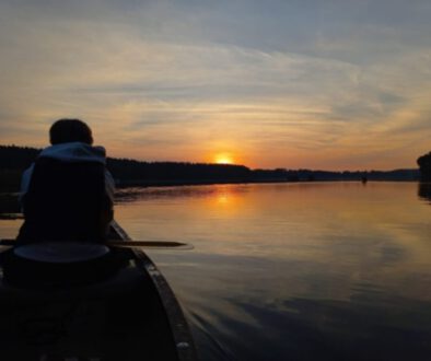 Sonnenaufgang auf dem See