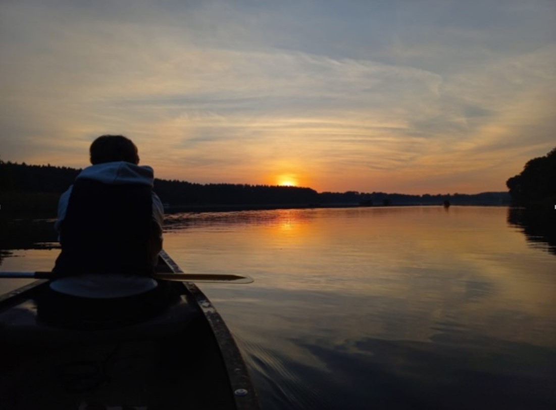 Sonnenaufgang auf dem See